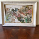 Original Signed Absract Art 26"W x 19"" T