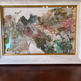 Original Signed Absract Art 26"W x 19"" T