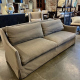 Bungalow Classic Sofa In Soft Brown 90"L x 35"D x 33"H