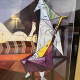 1971 Pablo Picasso "Serenade" Period Color Print 36"W X 30 "H