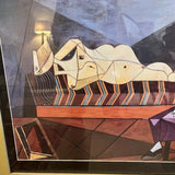 1971 Pablo Picasso "Serenade" Period Color Print 36"W X 30 "H