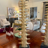 Decorative Iron Sawtooth Shark Bill On Stand 29"T