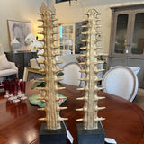 Decorative Iron Sawtooth Shark Bill On Stand 29"T