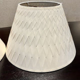 Pair Of Woven Lampshades 9"T x 13.5"Diam