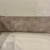 Italian Sectional Sofa In Cream Leather By Gamma Italy 117"L x 36"D x 31"H x 64"D Chaise