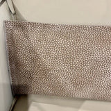 Italian Sectional Sofa In Cream Leather By Gamma Italy 117"L x 36"D x 31"H x 64"D Chaise