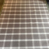 Custom Rug By Stark With Faux Leather Trim 6'9" x 9'7"