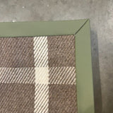 Custom Rug By Stark With Faux Leather Trim 6'9" x 9'7"