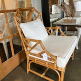 Rattan Arm Chair 29"W x 24"D x 37.5"T