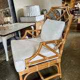 Rattan Arm Chair 29"W x 24"D x 37.5"T