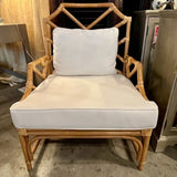 Rattan Arm Chair 29"W x 24"D x 37.5"T