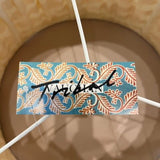 Pair Of Vaughn Of England 16" Lamp Shades In Tribal Ophelia