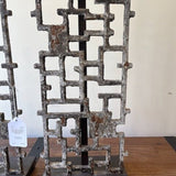 Pair of Iron Lamps from BD Jefferies (No Shade) 10"W x 6"D x 33"T