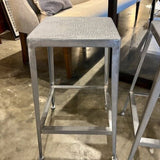 Pair Of Iron Barstools 12" x 12" x 24" Tall