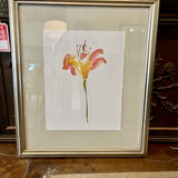 Framed Floral From Paragon Signed Mosley 22"W x 9"T