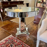 Round Mirrored Hall Table 36"Diam x 31"T