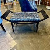 John Richard Faux Snakeskin Bench 47" W X 22" T X 22" W