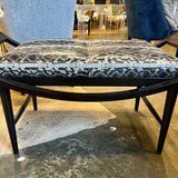 John Richard Faux Snakeskin Bench 47" W X 22" T X 22" W