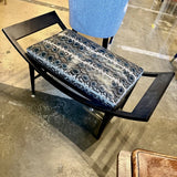 John Richard Faux Snakeskin Bench 47" W X 22" T X 22" W