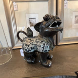 Chuanlhong Artisan Pottery Lanna Foo Dog Jigsaw 16" w X 14" T