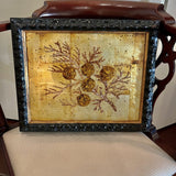 Framed Jeffrey Adler Eglomise, 2001 16.5"W x 13.5"T