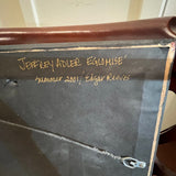 Framed Jeffrey Adler Eglomise, 2001 16.5"W x 13.5"T