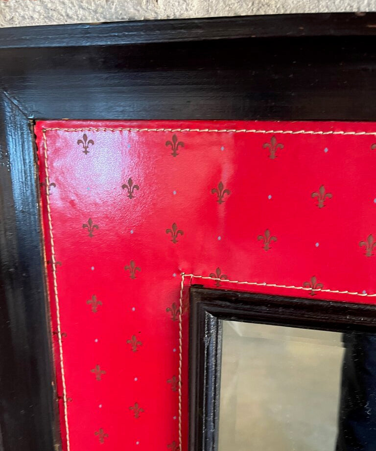 Black And Red Mirror 28" W X 38" T