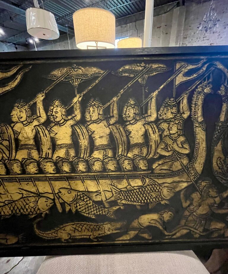 1967 Hindu Etching Thailand 29" W X 17.5 "