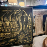 1967 Hindu Etching Thailand 29" W X 17.5 "