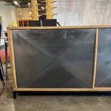 Oly Studio Thor Credenza With Sliding Glass Doors 73"L x 20"D x 32"T