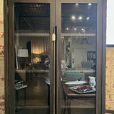 Tall Glass Front Cabinet From Redefine Home 84"T x 42"W x 17"D