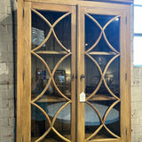 Bramble "Hamilton" Display Cabinet. 88" High x 42.5" Wide x 18" Deep.