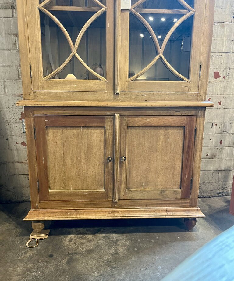 Bramble "Hamilton" Display Cabinet. 88" High x 42.5" Wide x 18" Deep.