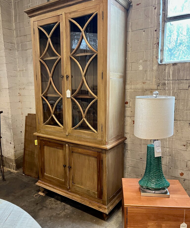 Bramble "Hamilton" Display Cabinet. 88" High x 42.5" Wide x 18" Deep.