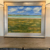 SIgned Seascape Oil Painting 37" W x 32" H