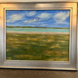 SIgned Seascape Oil Painting 37" W x 32" H