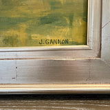 SIgned Seascape Oil Painting 37" W x 32" H