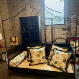 Doorman Designs Laurel Iron Daybed Twin Indoor/ Outdoor 77"L x 40"D x 93"H Mattress Separate