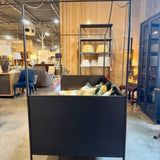 Doorman Designs Laurel Iron Daybed Twin Indoor/ Outdoor 77"L x 40"D x 93"H Mattress Separate