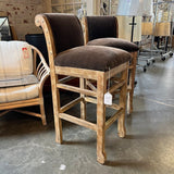 Pair Of Wood Barstools 16.5"W x 19"D x 32"H
