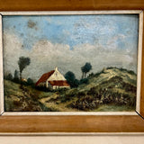 Oil Painting "White House In Country" 17"W x 13.5" T