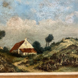 Oil Painting "White House In Country" 17"W x 13.5" T