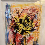 Ruth Bergman Mixied Media Oil on Paper 25" x 30"