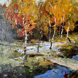Original Large Acrylic Painting, River Pass 34"T x 44"W