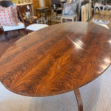 Baker Sheraton Oval Dining Table AS IS 78"L x 48"W x 29.5"T