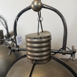 Large Industrial Pendant Light 31"T x 22"Diam