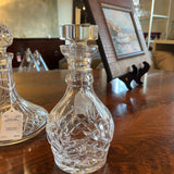 Antique Cut Glass Decanter 10"