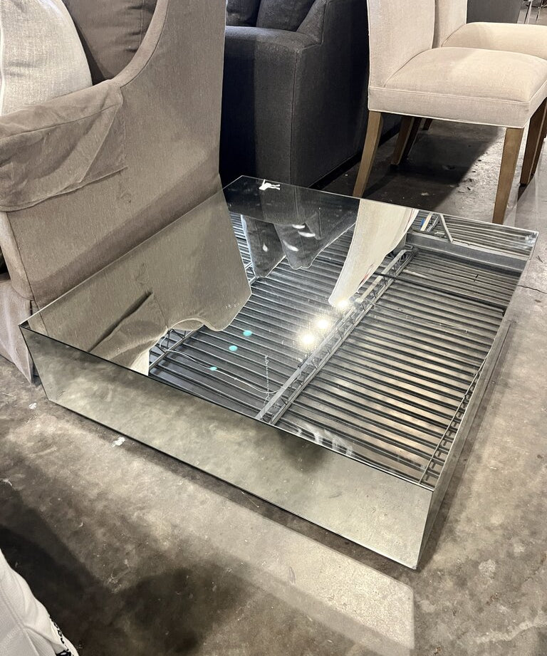 Mirrored Coffee Table 35" x 35" x 11"T