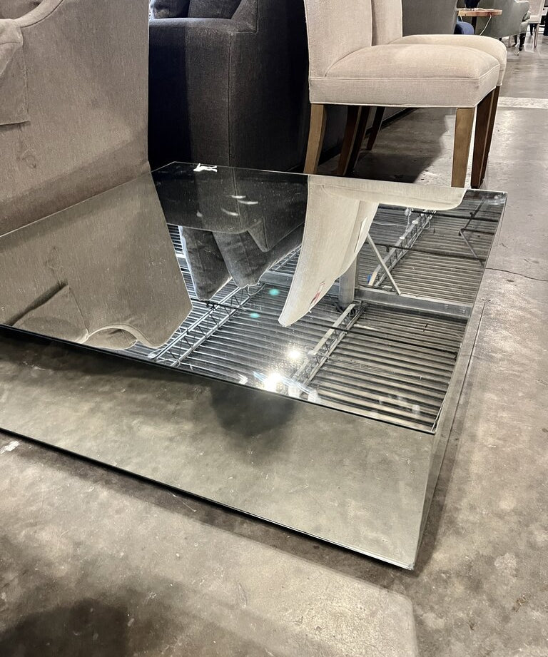 Mirrored Coffee Table 35" x 35" x 11"T