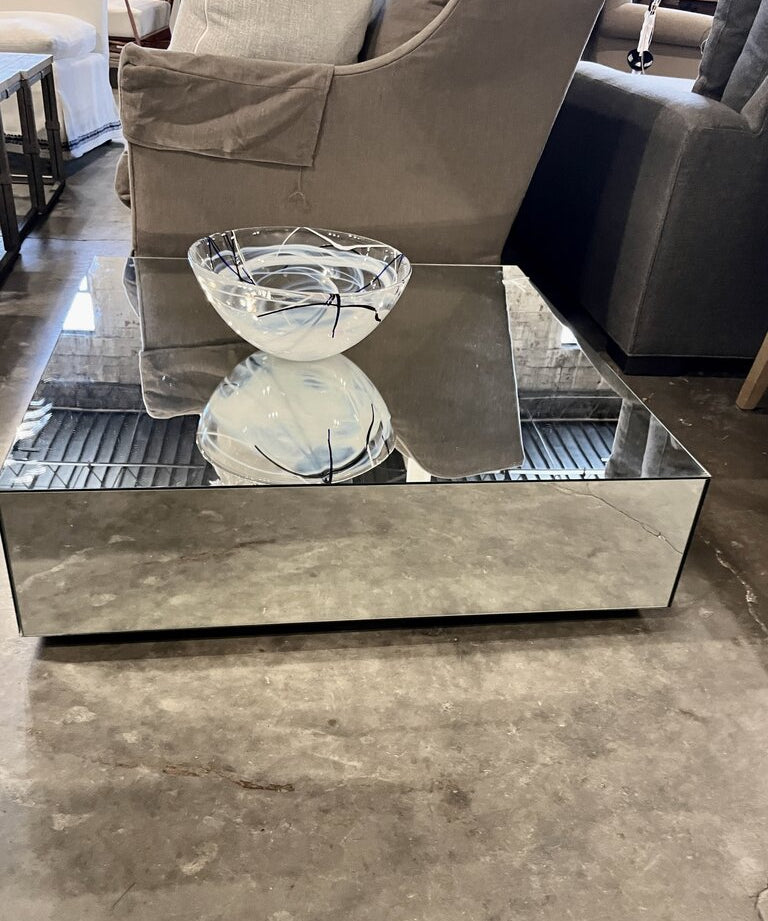 Mirrored Coffee Table 35" x 35" x 11"T